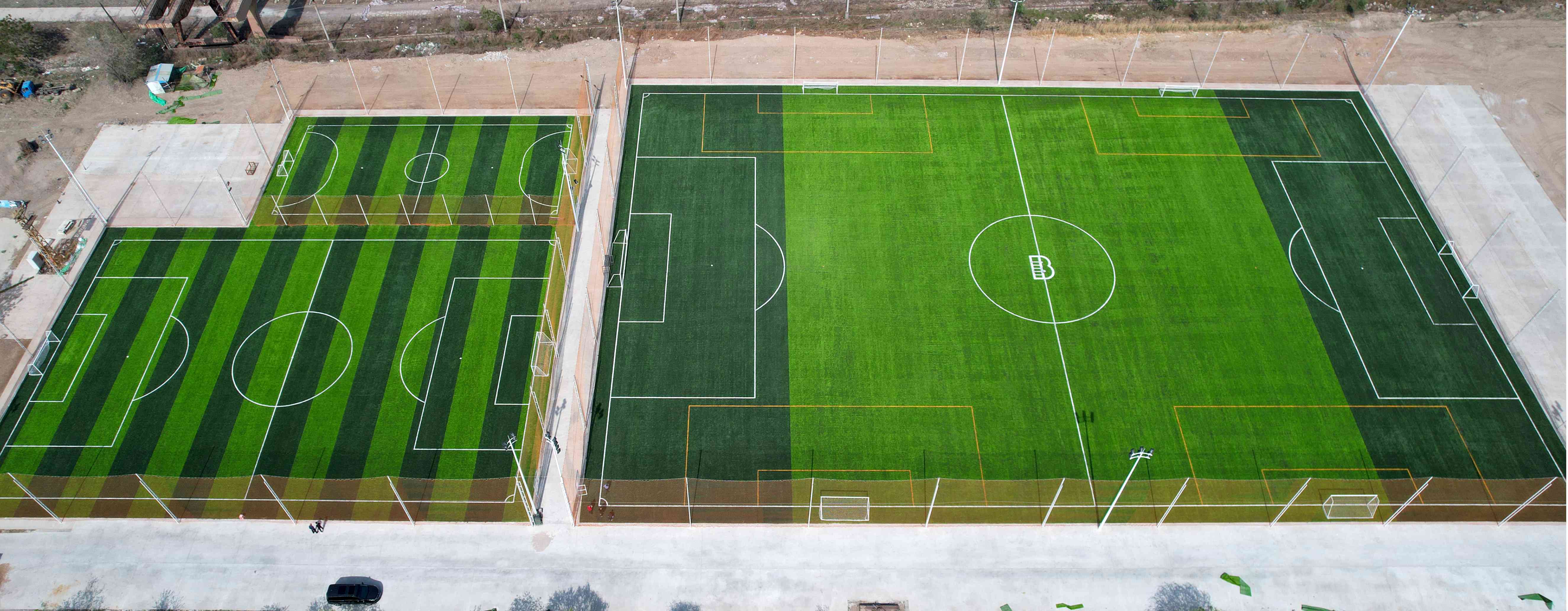 天津B站体育小镇人造草坪足球场全部圆满竣工